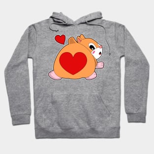 Hamster with Heart Hoodie